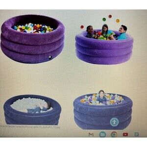 ball pit and balls  New Unused. great for sensory or autistic kids.
